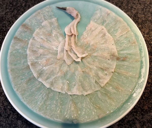 河豚刺し 孔雀