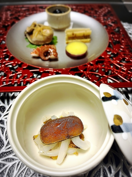 アオリイカ唐墨和え